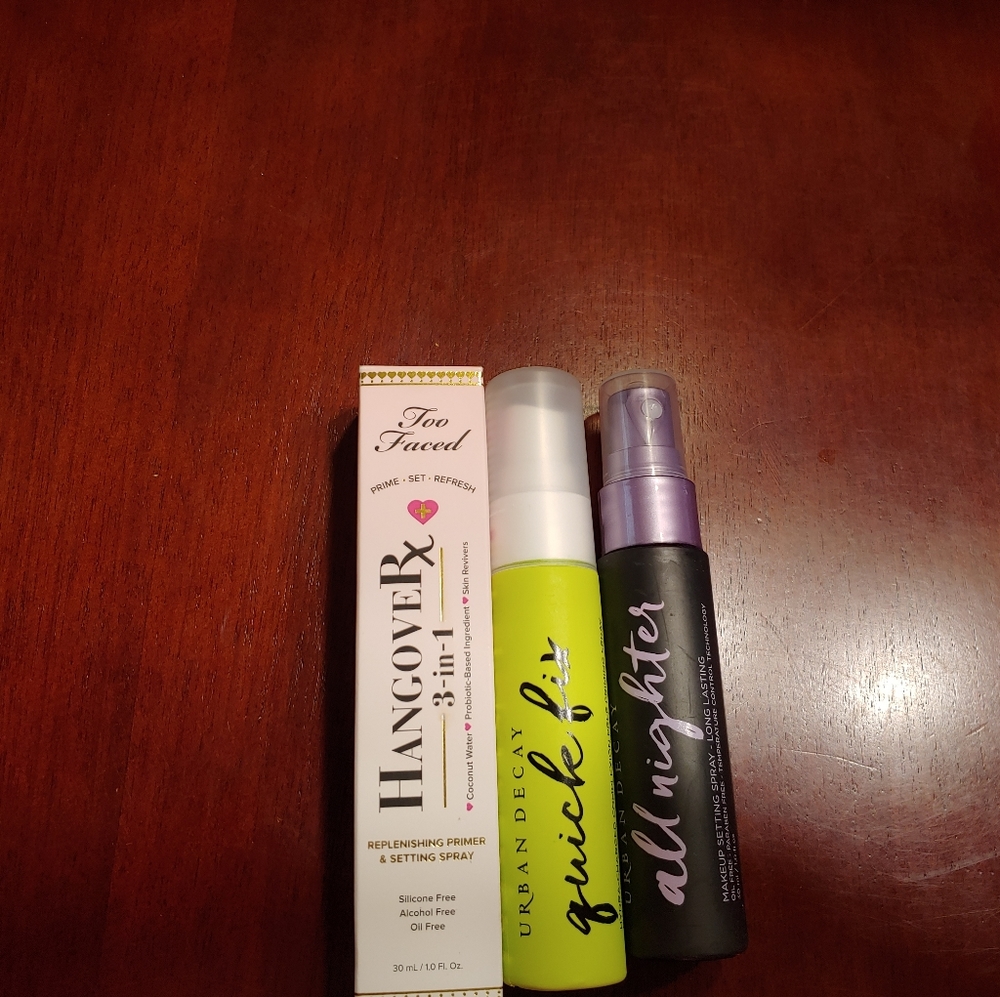 **SOLD**                Travel size setting sprays
